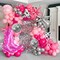 6 Pcs Cowgirl Balloons 34 Inch Hot Pink Boots Foil Balloon for Western Cowboy Theme Party Decorations Last Rodeo Bachelorette Party Garland Kit
